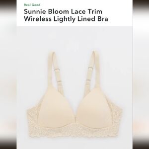 Aerie Sunnie Wireless Lace Bra